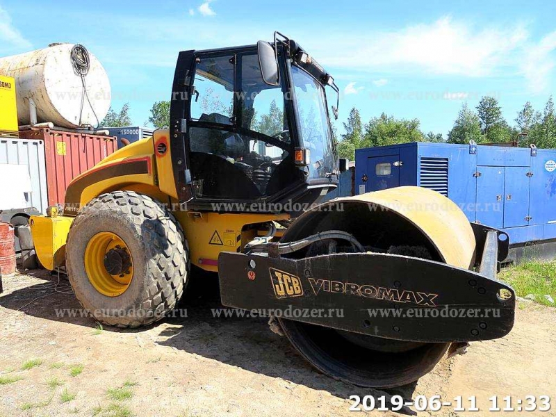 Грунтовый каток JCB 115, 6000 мч, 12 т.