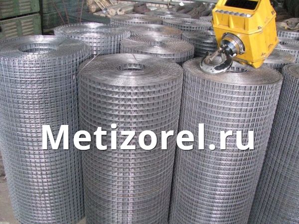 Сварная сетка 16х48х2, 16х24х2,0 оцинкованная для клеток
